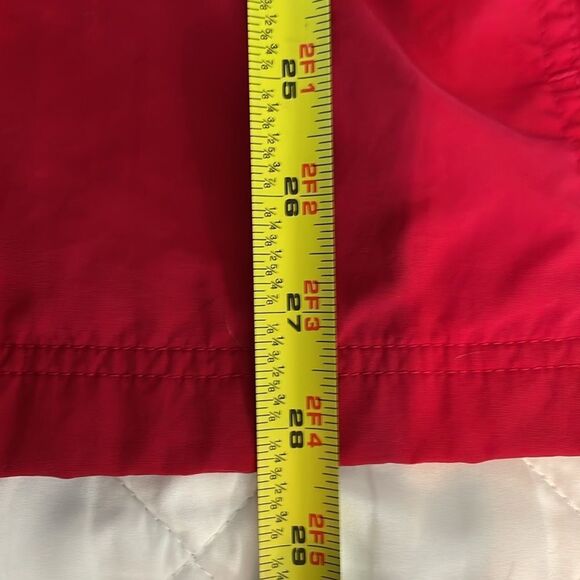 L.L. Bean Vintage Red 1/4 Zip Pullover Jacket Size Medium - Picture 10 of 10